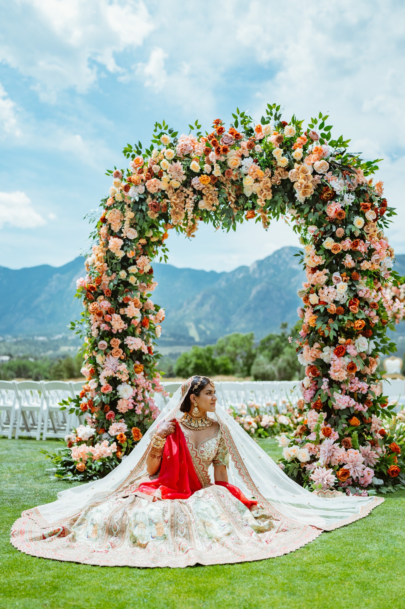 Colorado mountain ceremony portrait